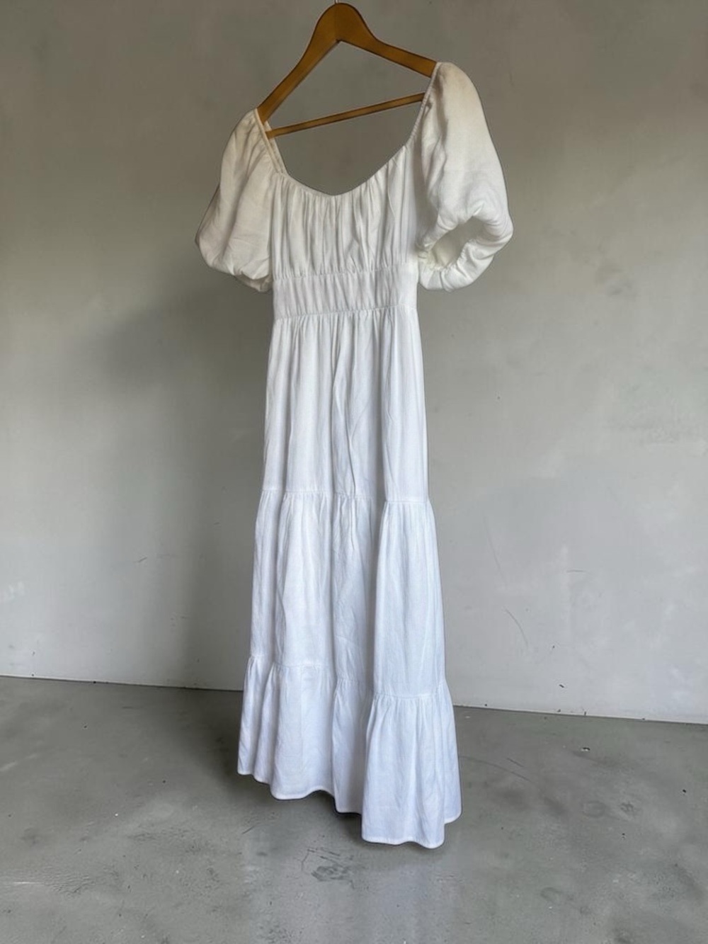 Altered State Dress Eyelet Maxi White